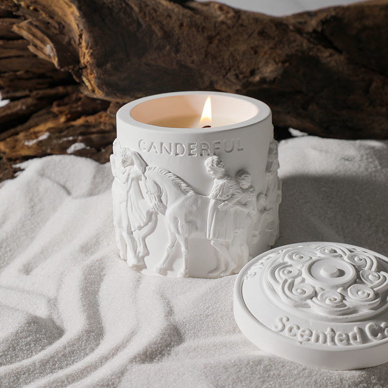 Scented Candle Luxury - Роскошная скульптура из партенона, Ранняя ароматерапия,