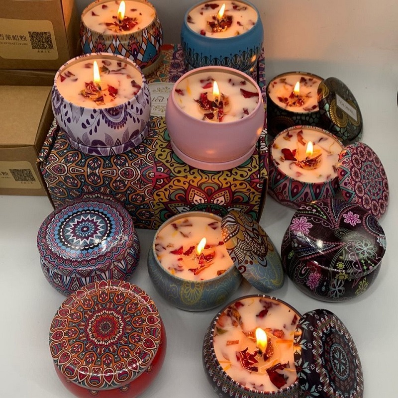 Scented Candle Luxury - 1/4 шт. винтажные ароматические свечи из