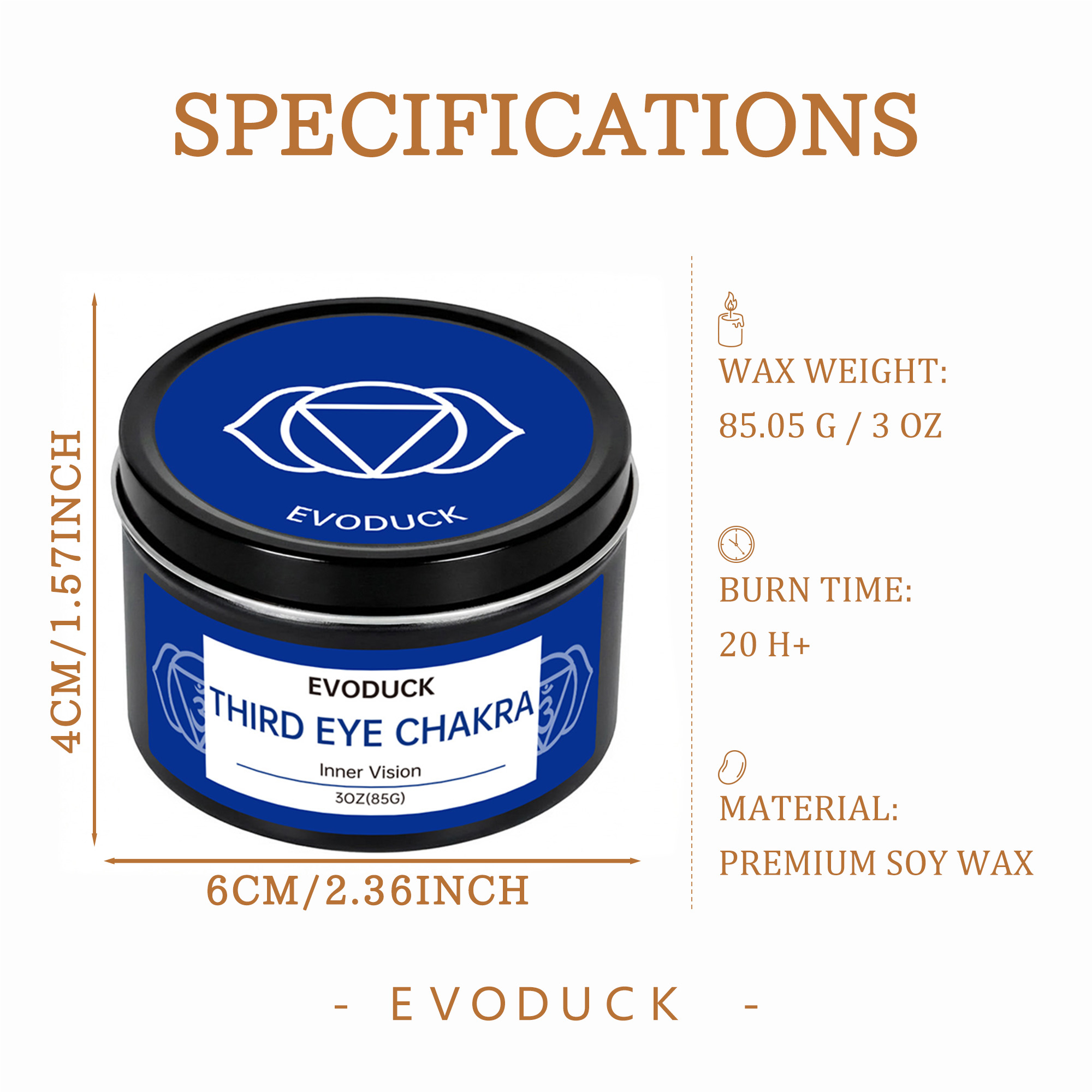 Подарочный набор свечей EVODUC – обзор и цена Scented Candle Luxury